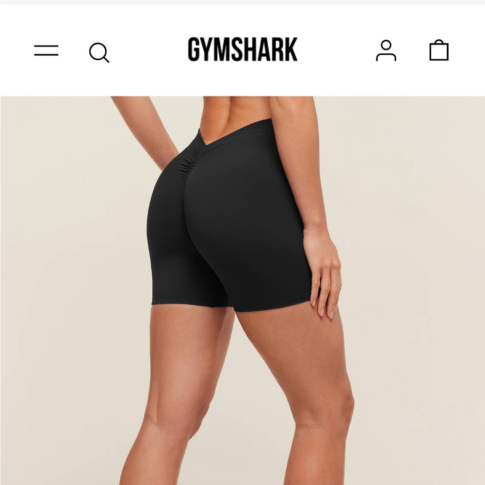 Gymshark dipped waistband shorts
